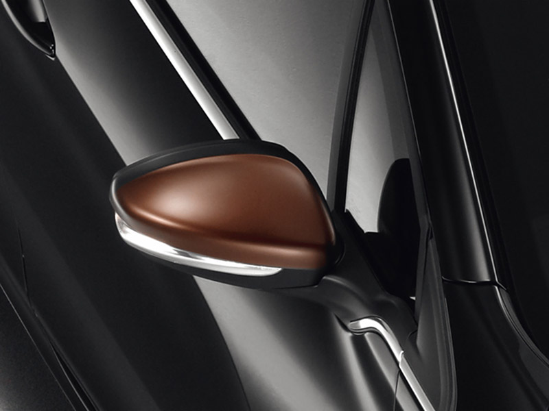 PEUGEOT 208 Street Brown mirror caps