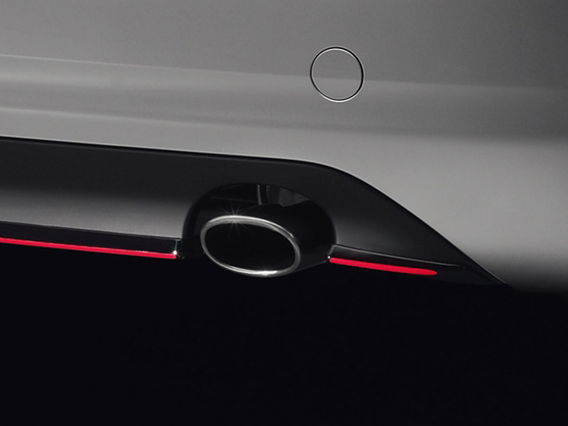 PEUGEOT LIGNE 'S' lower rear diffuser