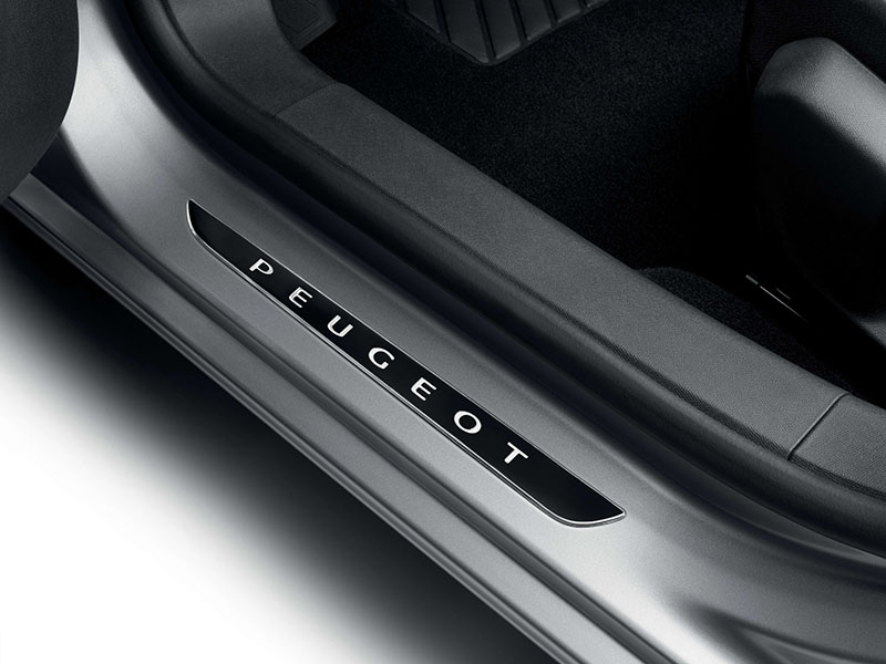 PEUGEOT Sill protectors - Dark chrome