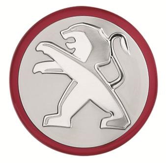 PEUGEOT LIGNE 'S' alloy wheel centre caps