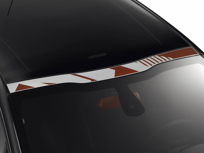 PEUGEOT Cielo roof moulding decal - Calern Brown