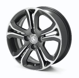 PEUGEOT 208 16" Helium alloy wheels - Grey