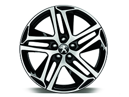PEUGEOT 18" Black Sapphire alloy wheels