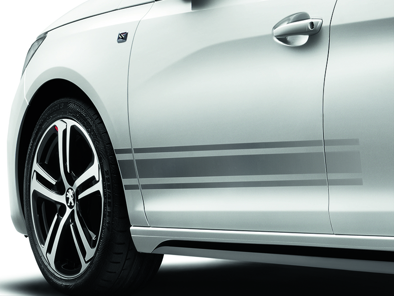 PEUGEOT 407 LIGNE 'S' Stripe side decal