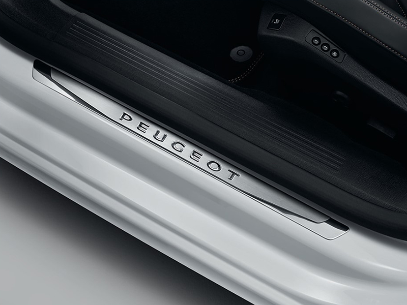 PEUGEOT PEUGEOT 508 Set of 2 front door sill trims stainless steel