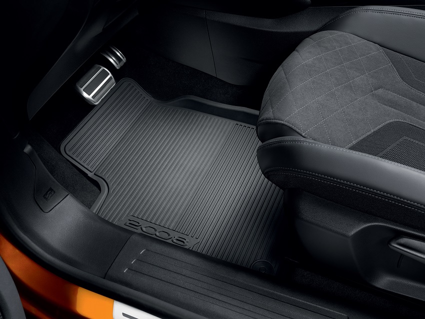 PEUGEOT ALL NEW PEUGEOT 2008 SUV SET OF RUBBER FLOOR MATS - FRONT & REAR