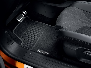 PEUGEOT ALL NEW PEUGEOT 2008 SUV SET OF VELOUR FLOOR MATS - FRONT & REAR